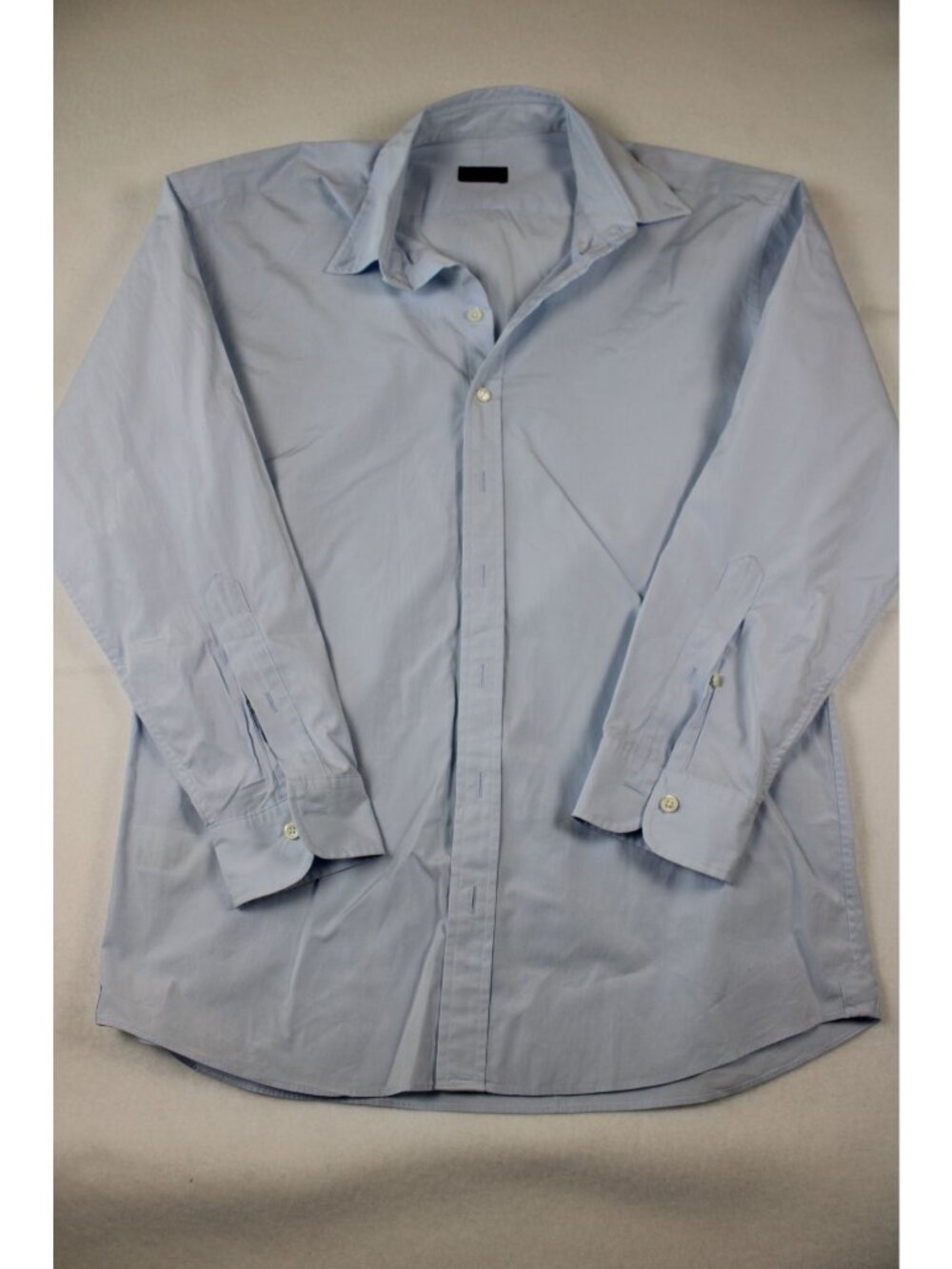 Proper Cloth Mens Light Blue Button Down Dress Shirt Size 16.5